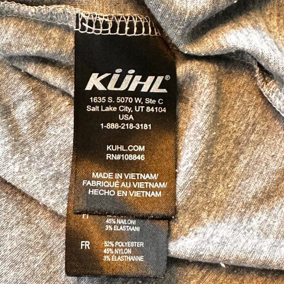 KÜHL Kuhl Intent Dress Heathered
Gray Casual Sporty T-Shirt Short Dress Sz S - Picture 8 of 16